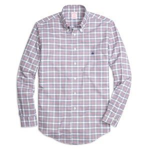 Non-Iron Madison Fit Gid Check Sport Shirt